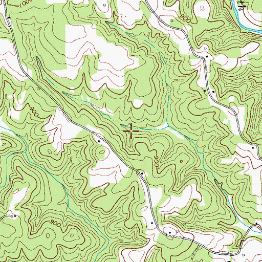 Topographic Map of Township of Deep Creek, NC