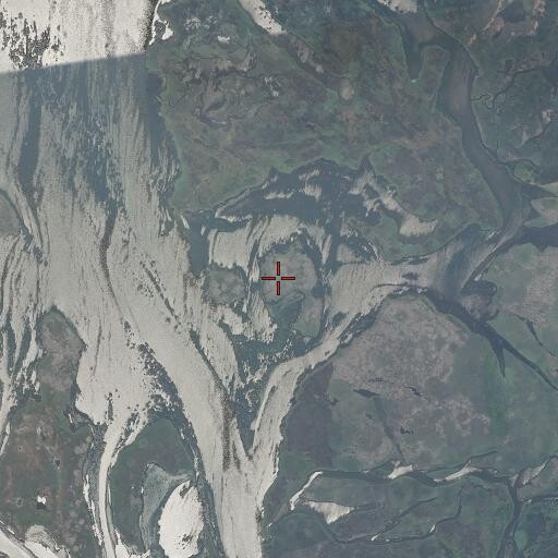 Aerial/Satellite Image of Simon Island, VA