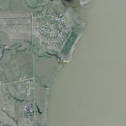 Aerial/Satellite Image of Chris Creek, ND