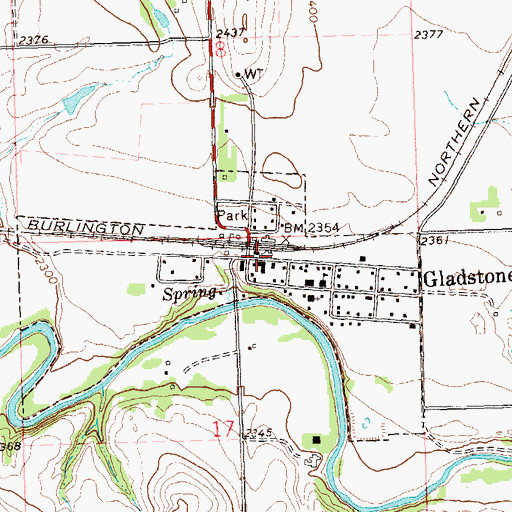 Gladstone North Dakota Map Gladstone, Nd