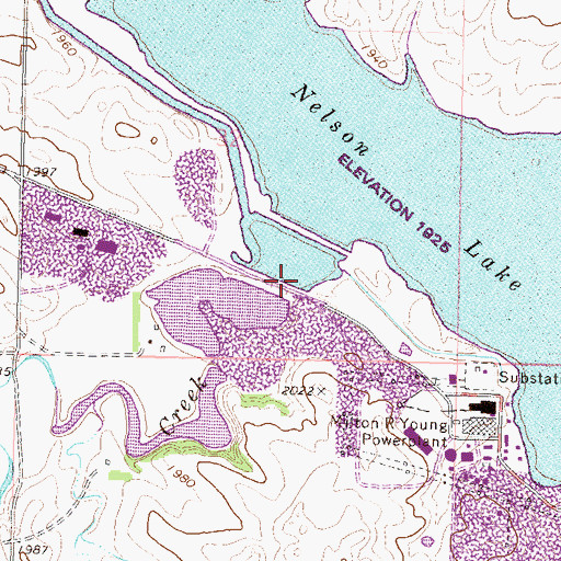 Topographic Map of Hagel Creek, ND
