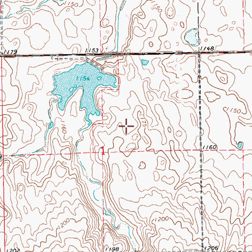 Topographic Map of Elm River Number 3 Dam, ND