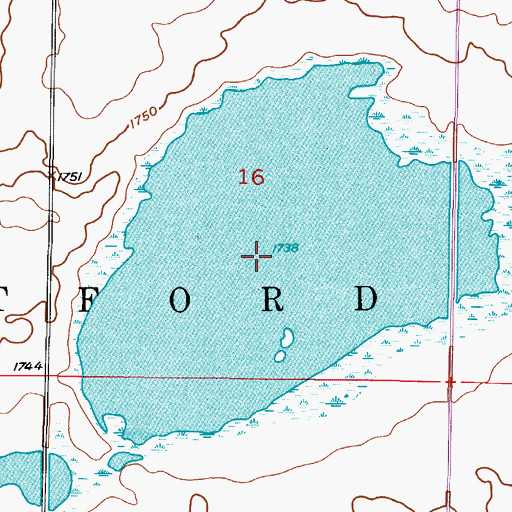 Topographic Map of Tappen Slough, ND