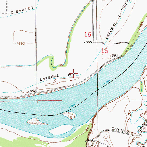 Topographic Map of Lateral H, ND