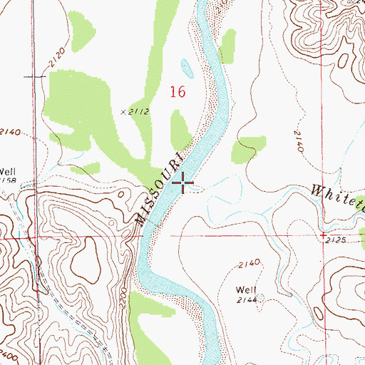 Topographic Map of Blacktail Creek, ND