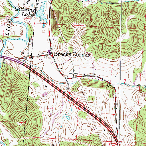 Topographic Map of Sycamore Hollow, OH