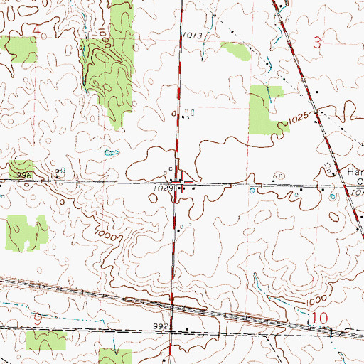 Topographic Map of Baker School (historical), OH