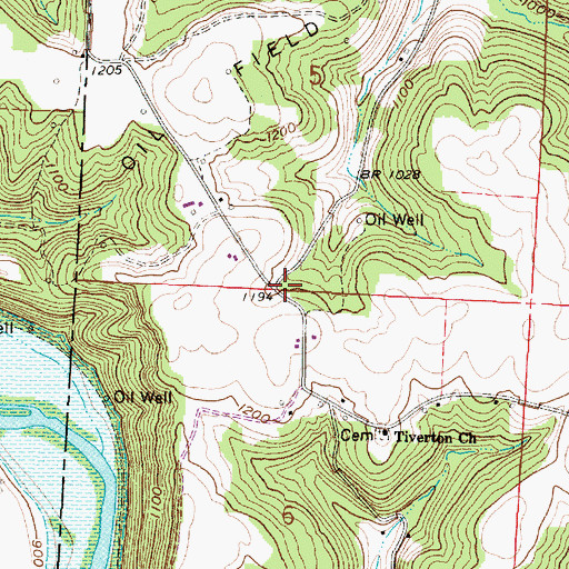 Topographic Map of Hunter School (historical), OH