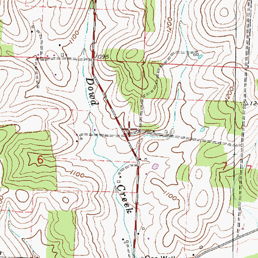 Topographic Map of Valley School (historical), OH