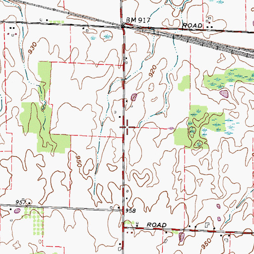 Topographic Map of Hawn School (historical), OH