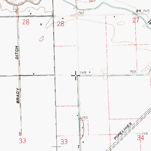 Topographic Map of Pio School (historical), OH