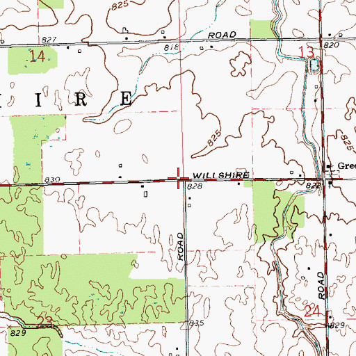 Topographic Map of Walters School (historical), OH