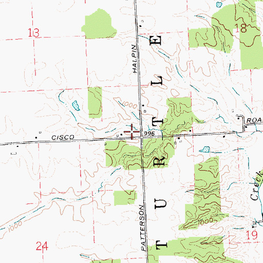 Topographic Map of Big Run School (historical), OH