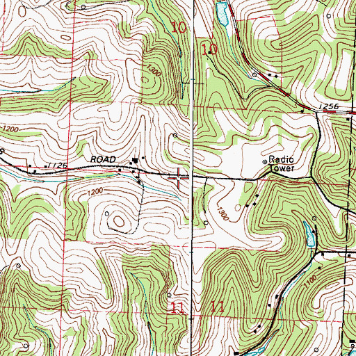 Topographic Map of Haas School (historical), OH