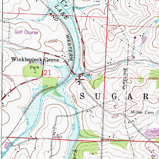Topographic Map of School Number 7 (historical), OH