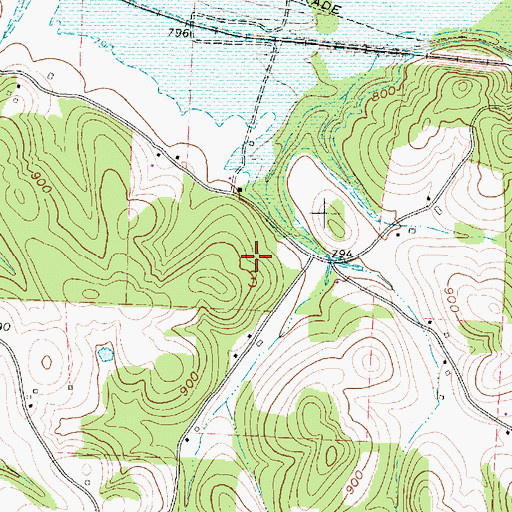 Topographic Map of Claypools (historical), OH