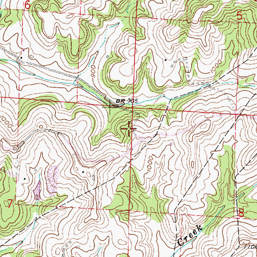 Topographic Map of Lyon School (historical), OH