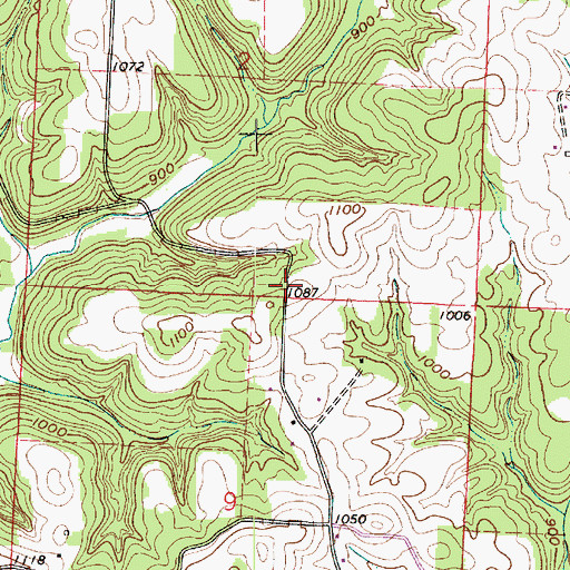 Topographic Map of North Union School (historical), OH