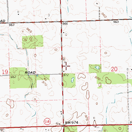 Topographic Map of Jackson School (historical), OH