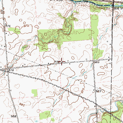 Topographic Map of Compromise School (historical), OH