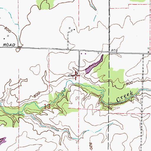 Topographic Map of Clinton Lake Campground, OH