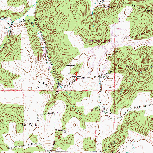 Topographic Map of Mosher School (historical), OH