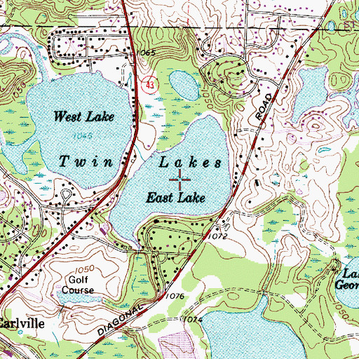 Topographic Map of East Lake, OH