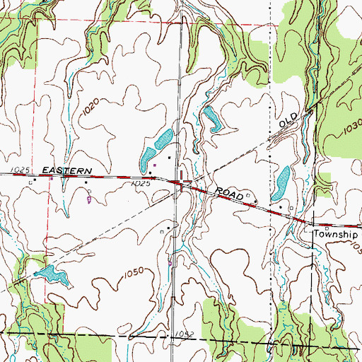 Topographic Map of Buckley School (historical), OH