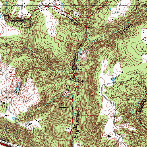 Topographic Map of Eightmile School (historical), OH