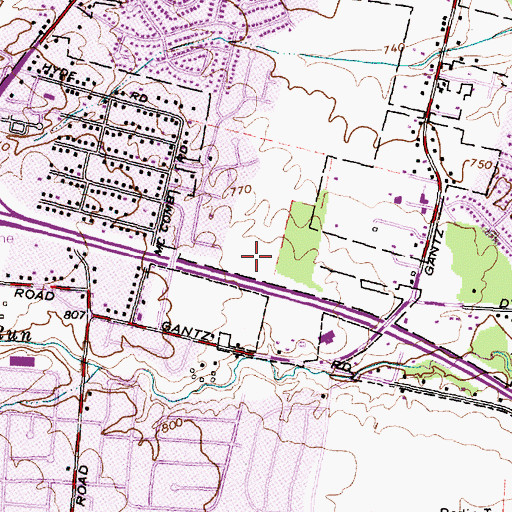 Topographic Map of Stoneridge Park, OH