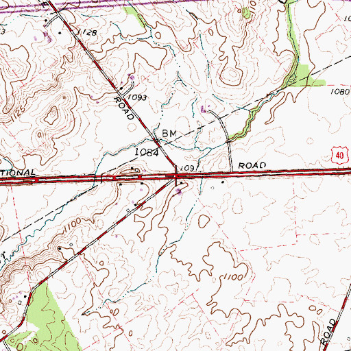 Topographic Map of Markley (historical), OH