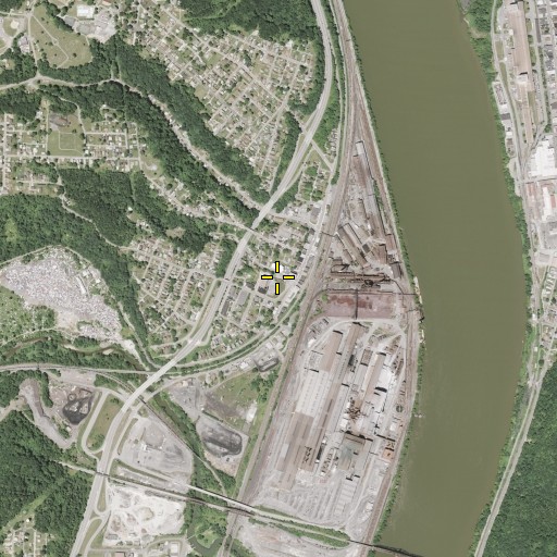 Aerial/Satellite Image of Central Public School, OH