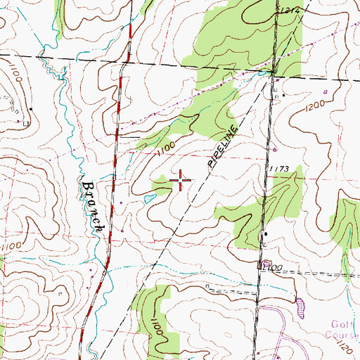 Topographic Map of Linn Wood Farm (historical), OH