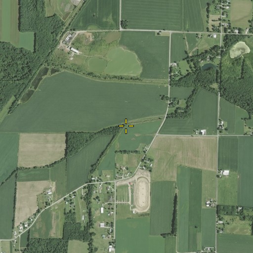 Aerial/Satellite Image of Crosskeys Run, OH