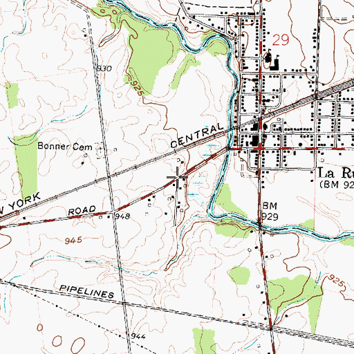 Topographic Map of Winnemac (historical), OH