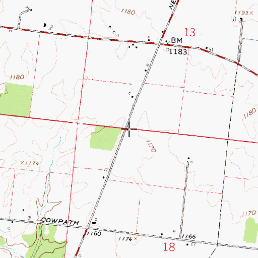 Topographic Map of Proctor (historical), OH