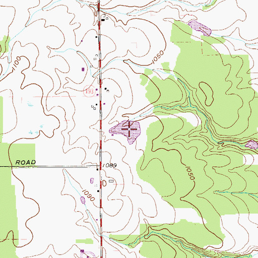 Topographic Map of Galicki Pond, OH