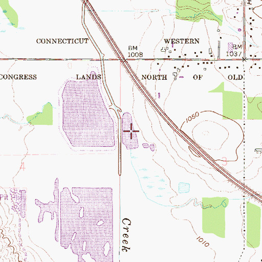 Topographic Map of Antonoff Pond, OH