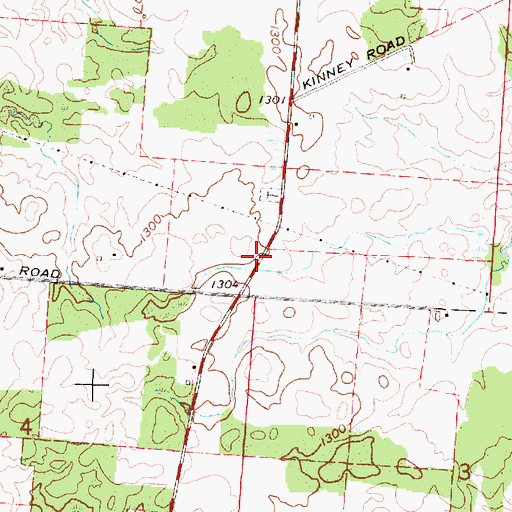 Topographic Map of Bethel School (historical), OH