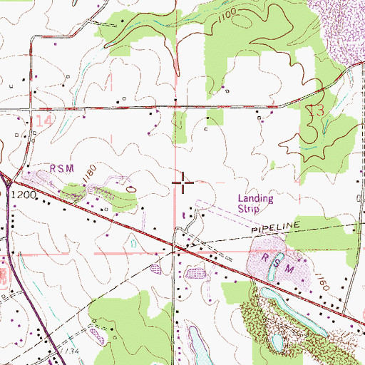 Topographic Map of Aero Flight Center, OH