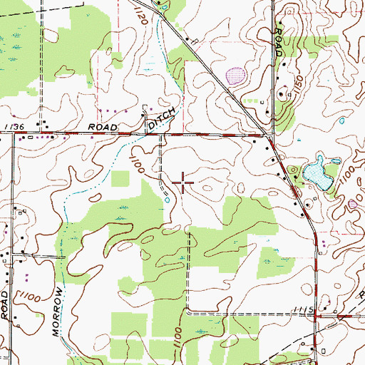 Topographic Map of Sackett Field (historical), OH