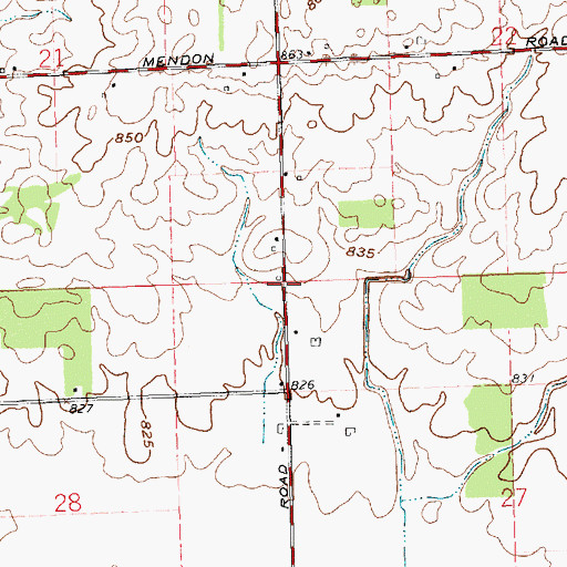 Topographic Map of Smith School (historical), OH