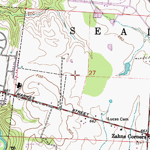 Topographic Map of Township of Seal, OH