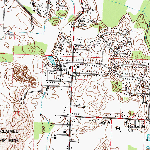 Topographic Map of Township of Lake, OH