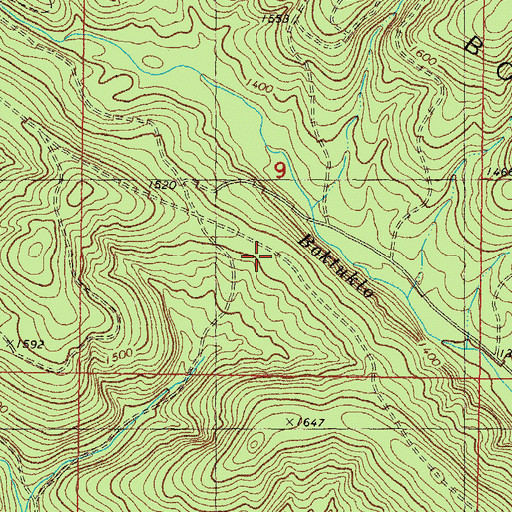 Topographic Map of Boktuklo Trail, OK