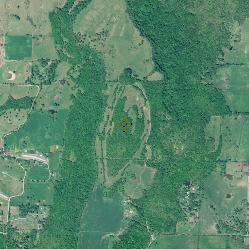 Aerial/Satellite Image of Coon Mountain, OK