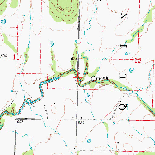 Topographic Map of Haytubbi Creek, OK
