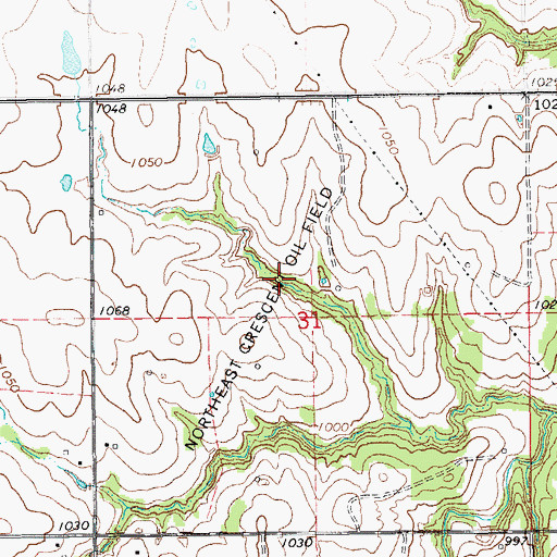 Northeast Crescent Oil Field, OK