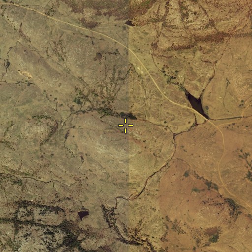Aerial/Satellite Image of Rabbit Hills, OK