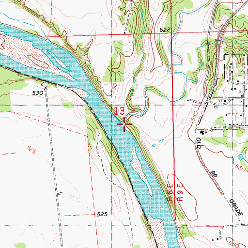Topographic Map of Webb Creek, OK
